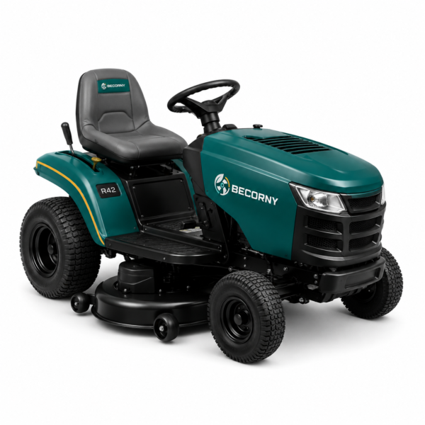 Becorny R42 42-Inch Riding Lawn Mower, Gas Engine, Hydrostatic Drive